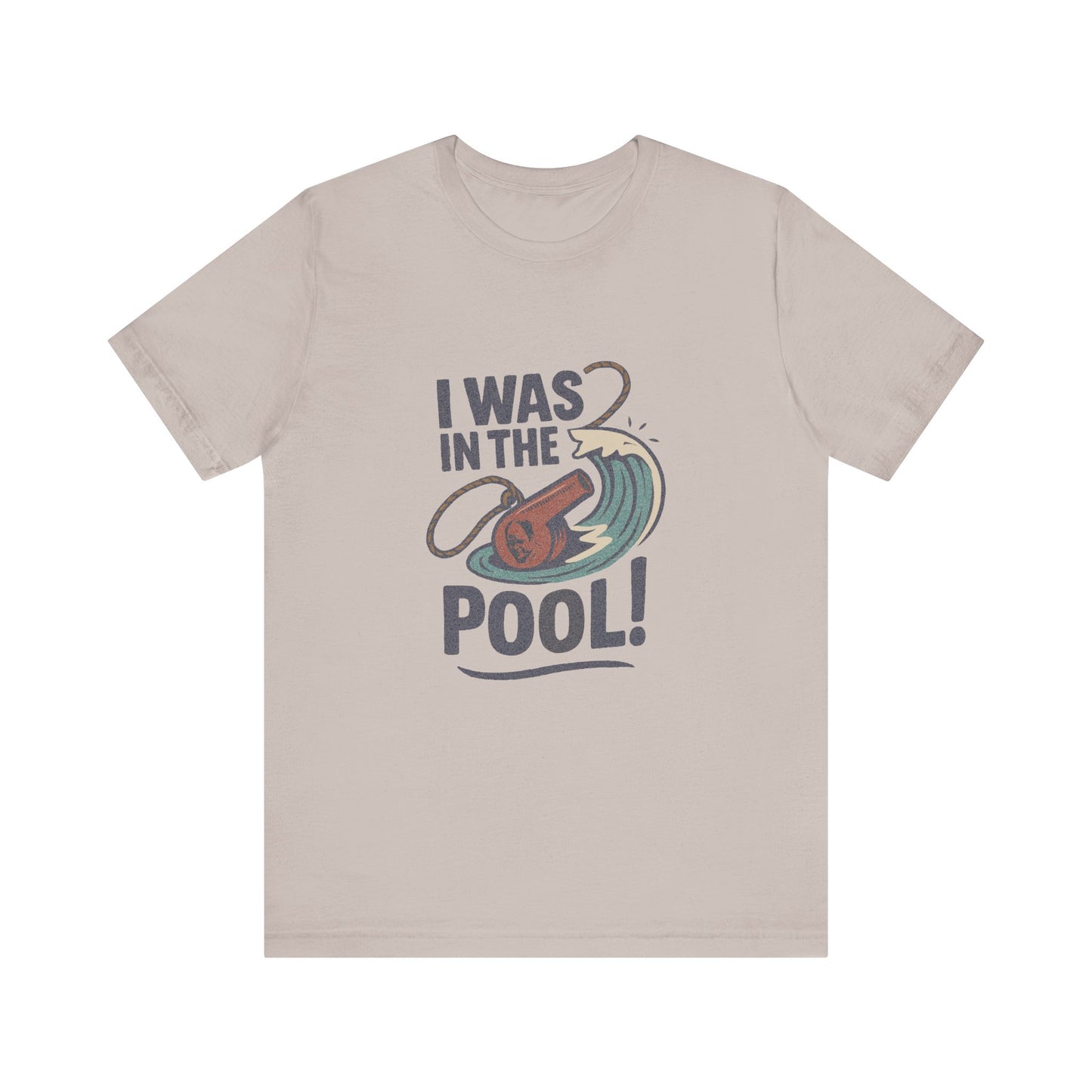 I Was in the Pool! — George Costanza Shrinkage Retro Tee (Light)