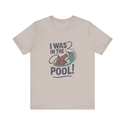 I Was in the Pool! — George Costanza Shrinkage Retro Tee (Light)