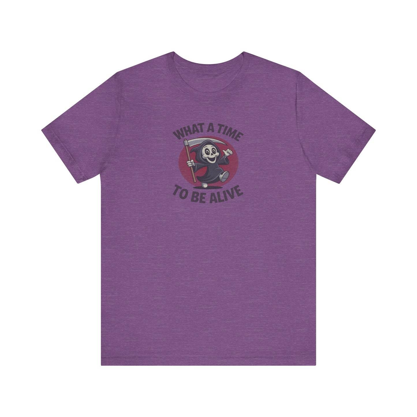 What a Time to Be Alive (Cute) — Lil Reaper Retro Tee (Light)