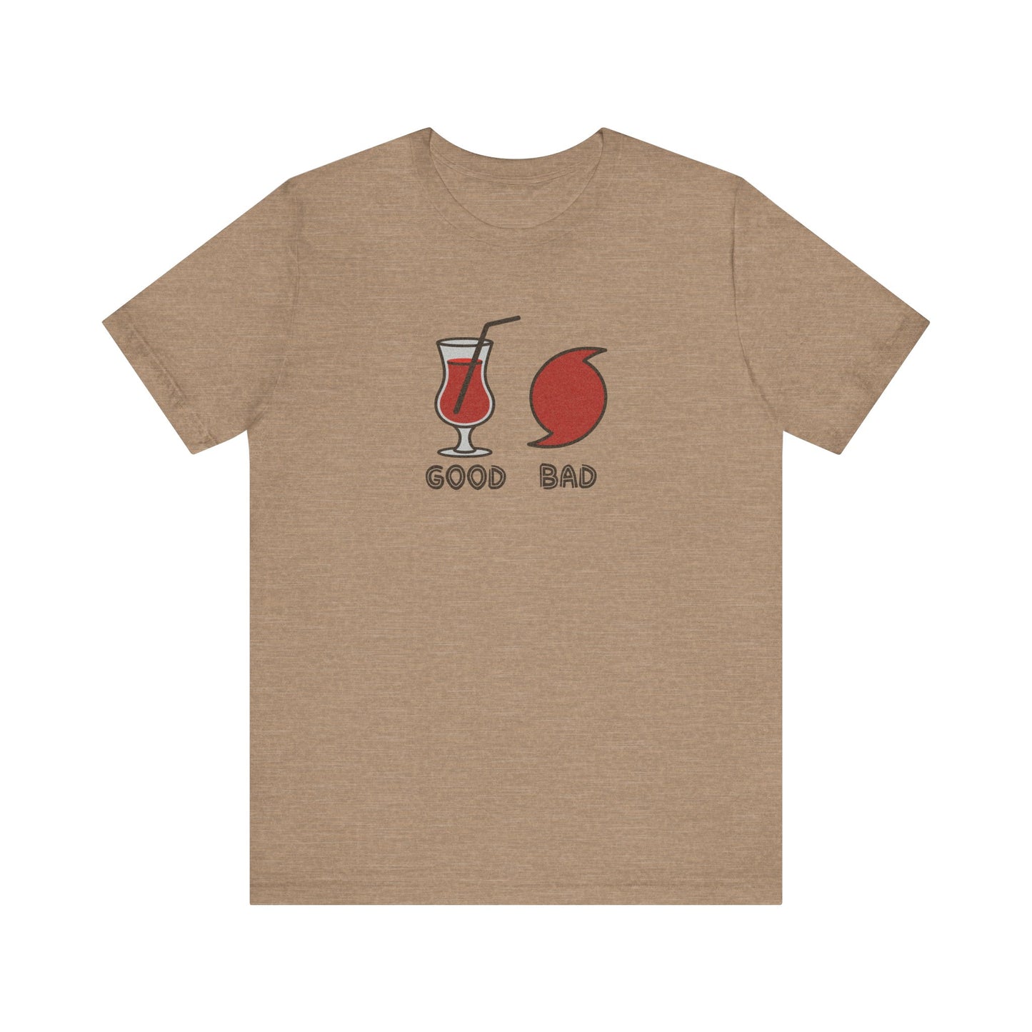 Good Hurricane, Bad Hurricane – Tropical Retro Tee (Light)