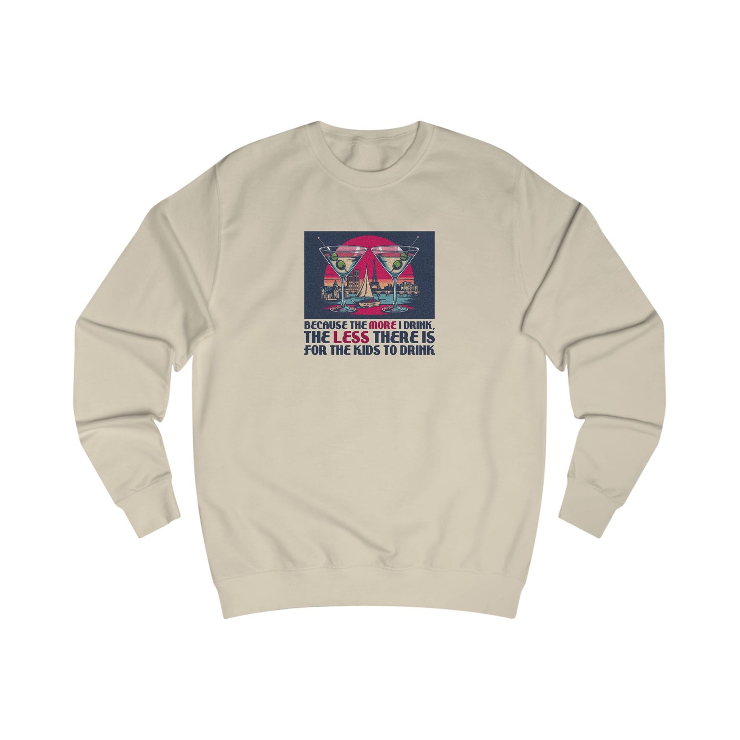 Open Bar (for the Kids) — Friends Retro Sweatshirt (Light)