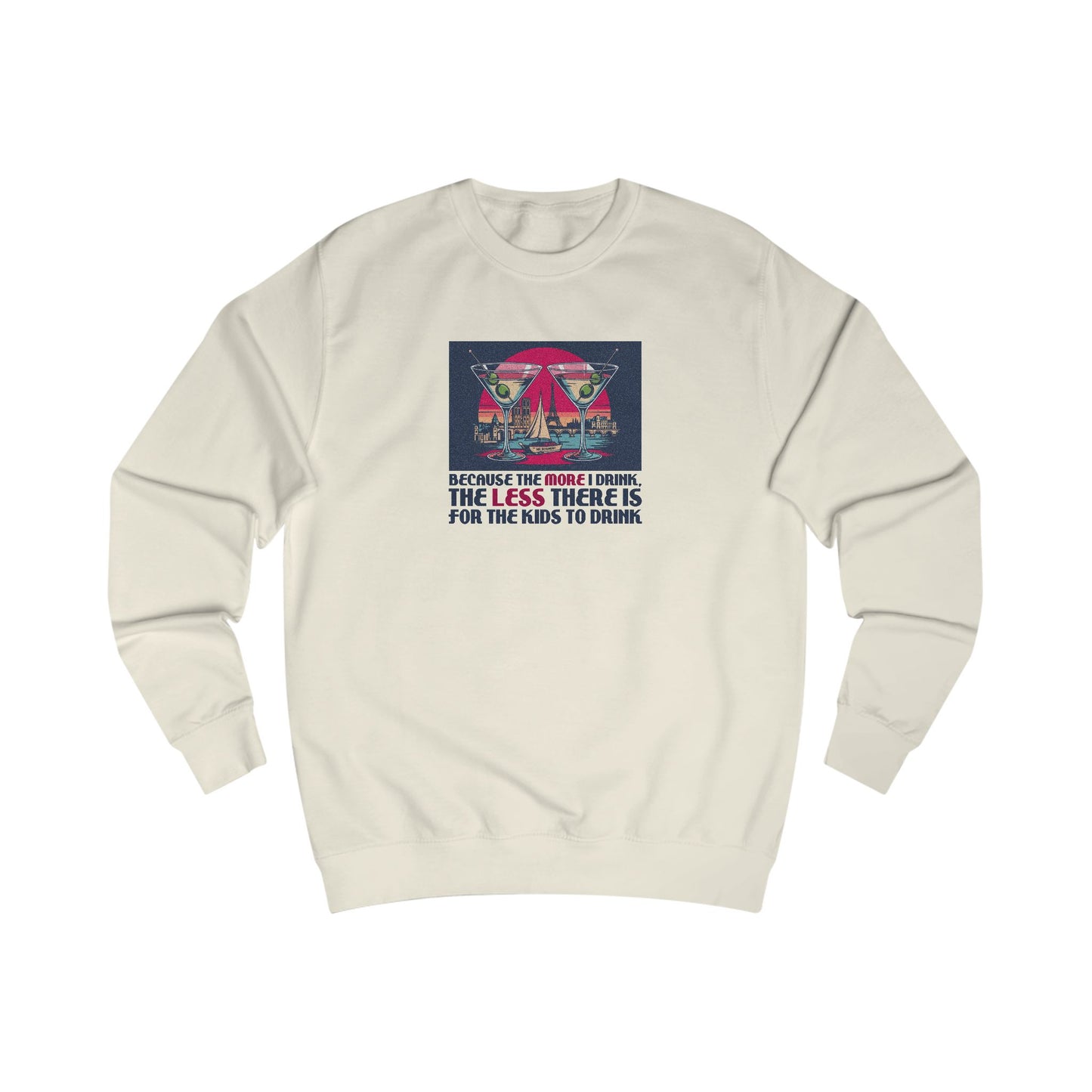 Open Bar (for the Kids) — Friends Retro Sweatshirt (Light)