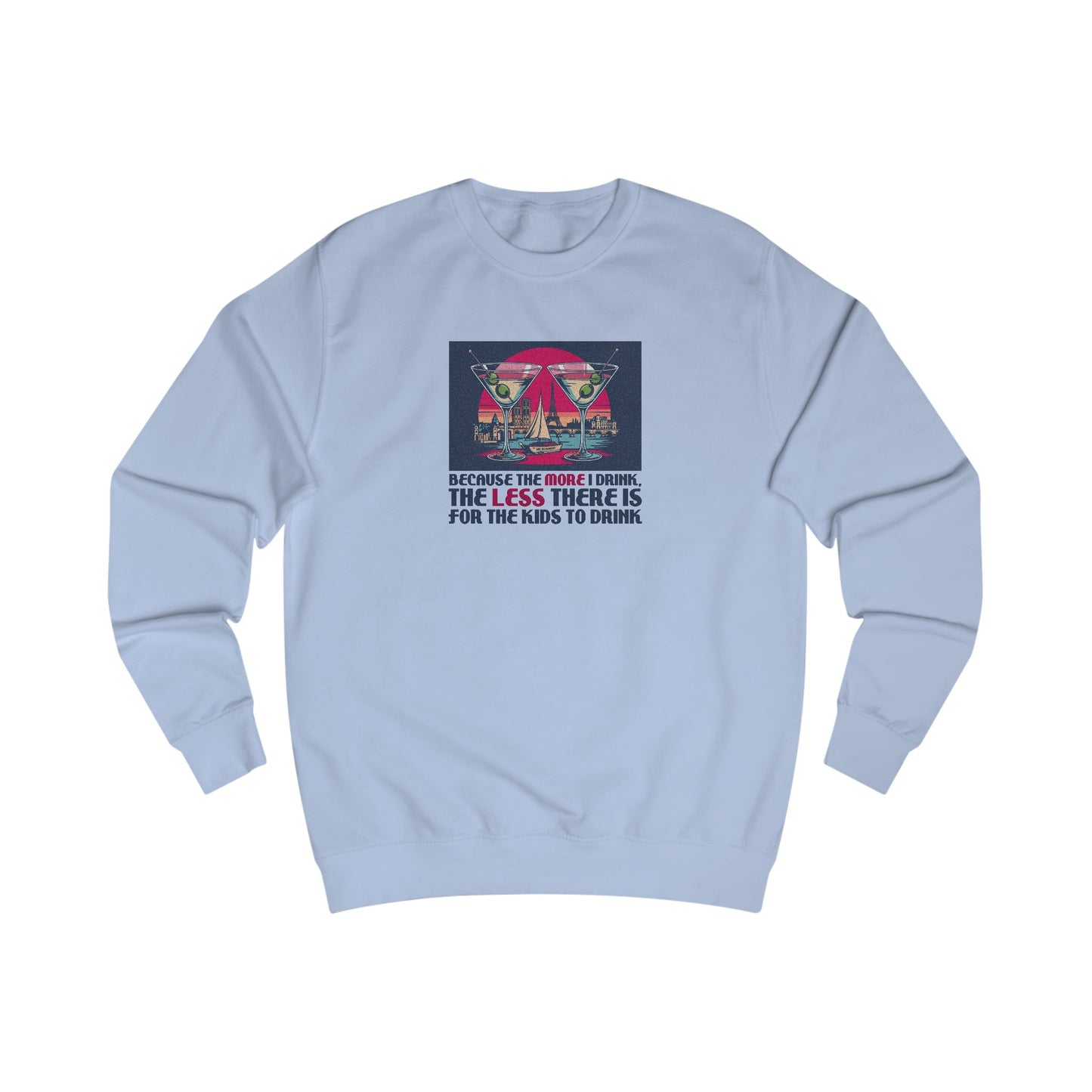 Open Bar (for the Kids) — Friends Retro Sweatshirt (Light)