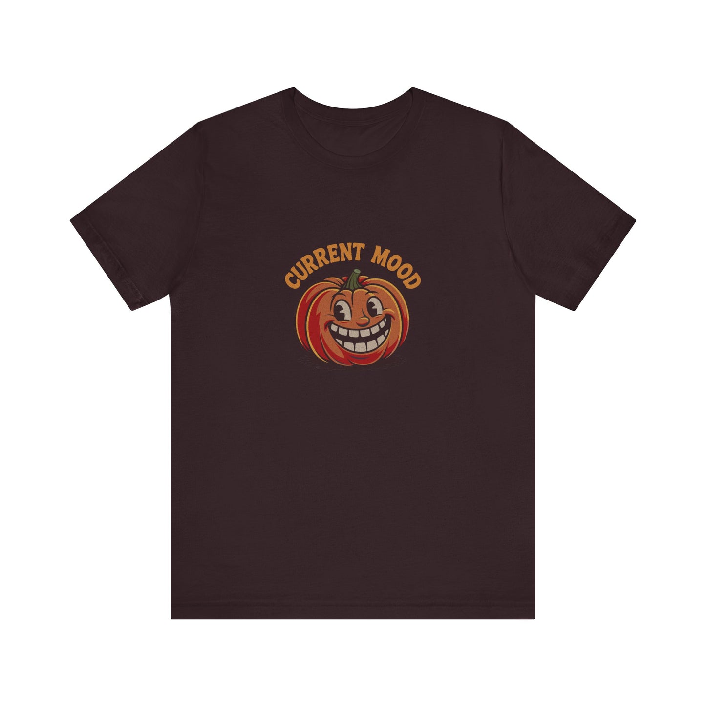 Current Mood (Toothy Jack) — Retro Halloween Tee (Dark)