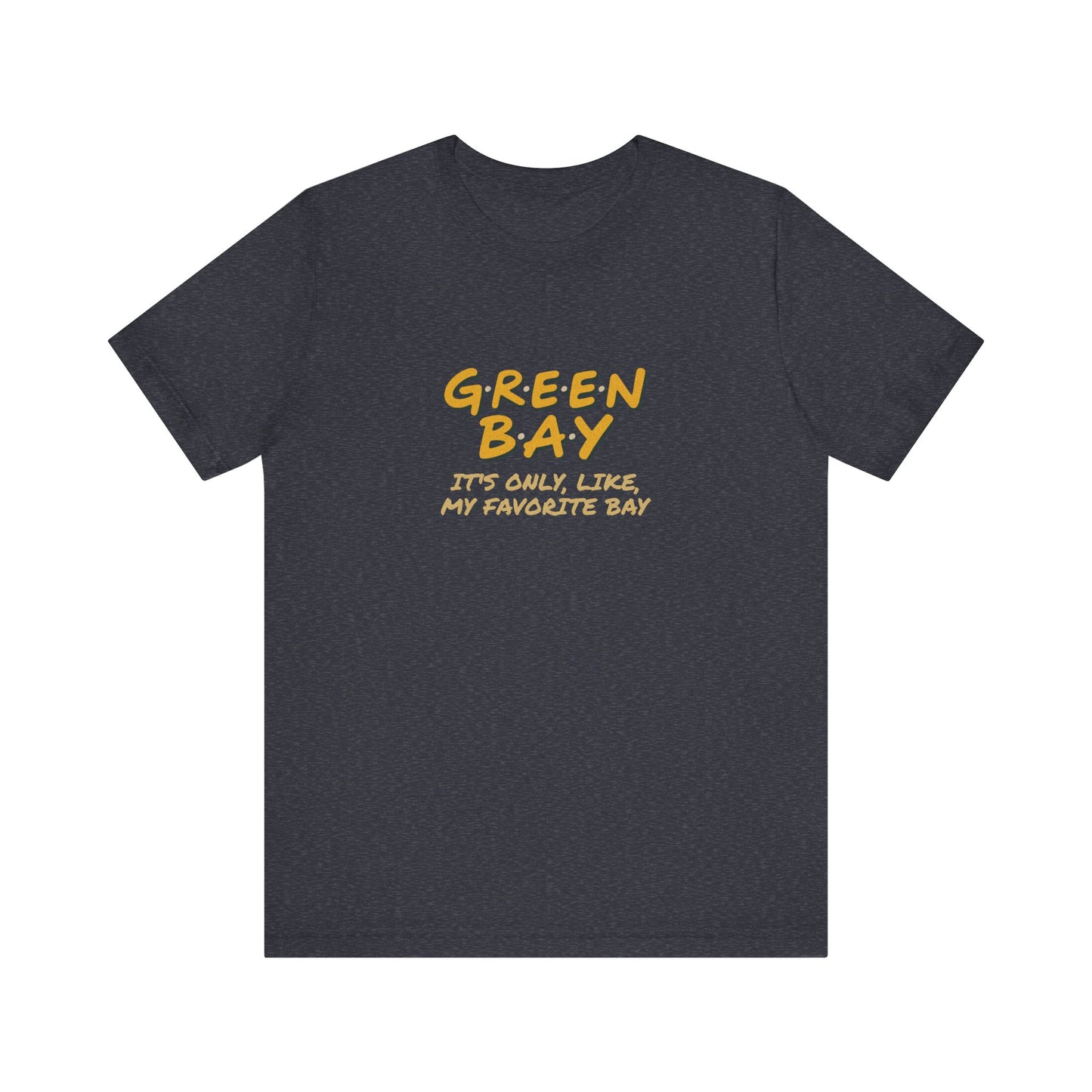 Green Bay (My Favorite Bay) — Phoebe Buffay Football Tee (Dark)