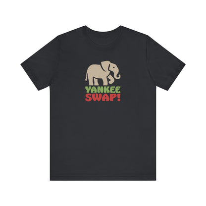 Yankee Swap! Christmas Party — Michael Scott Retro Tee (Dark)