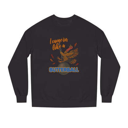 Like a Butterball — Miley Cyrus Thanksgiving Parody Retro Sweatshirt (Dark)