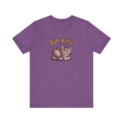 Soft Kitty Sick-Day Lullaby — Big Bang Theory Retro Tee (Light)