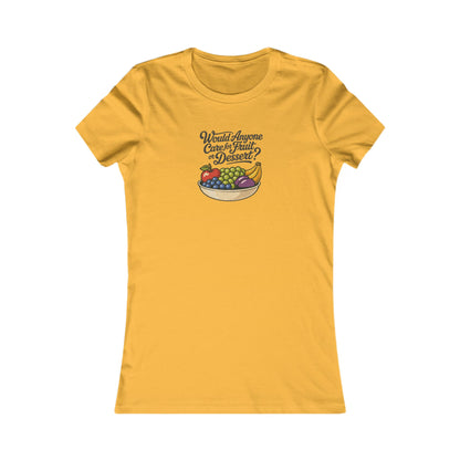 Would Anyone Care for Fruit or Dessert? — Clue Retro Women's Tee (Light)