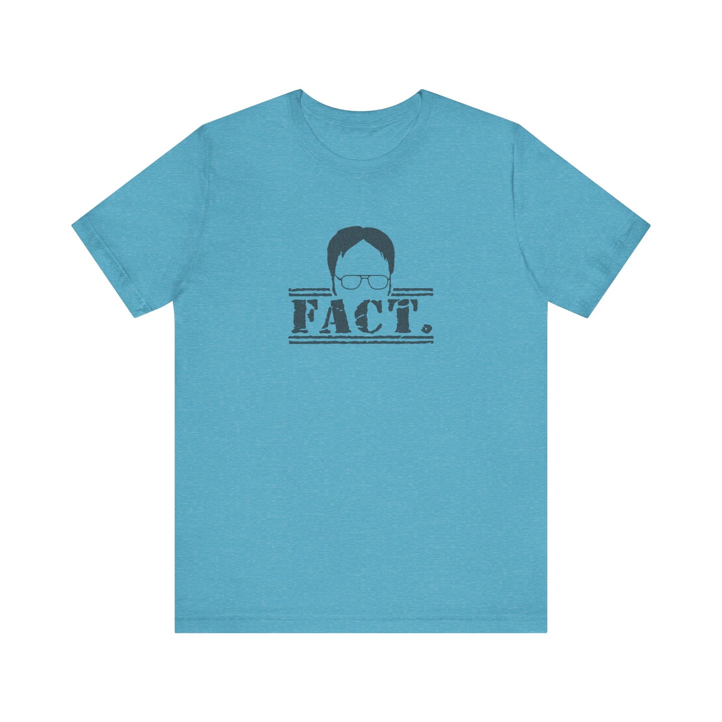 Dwight Schrute FACT. — The Office-Inspired Retro Tee (Light)