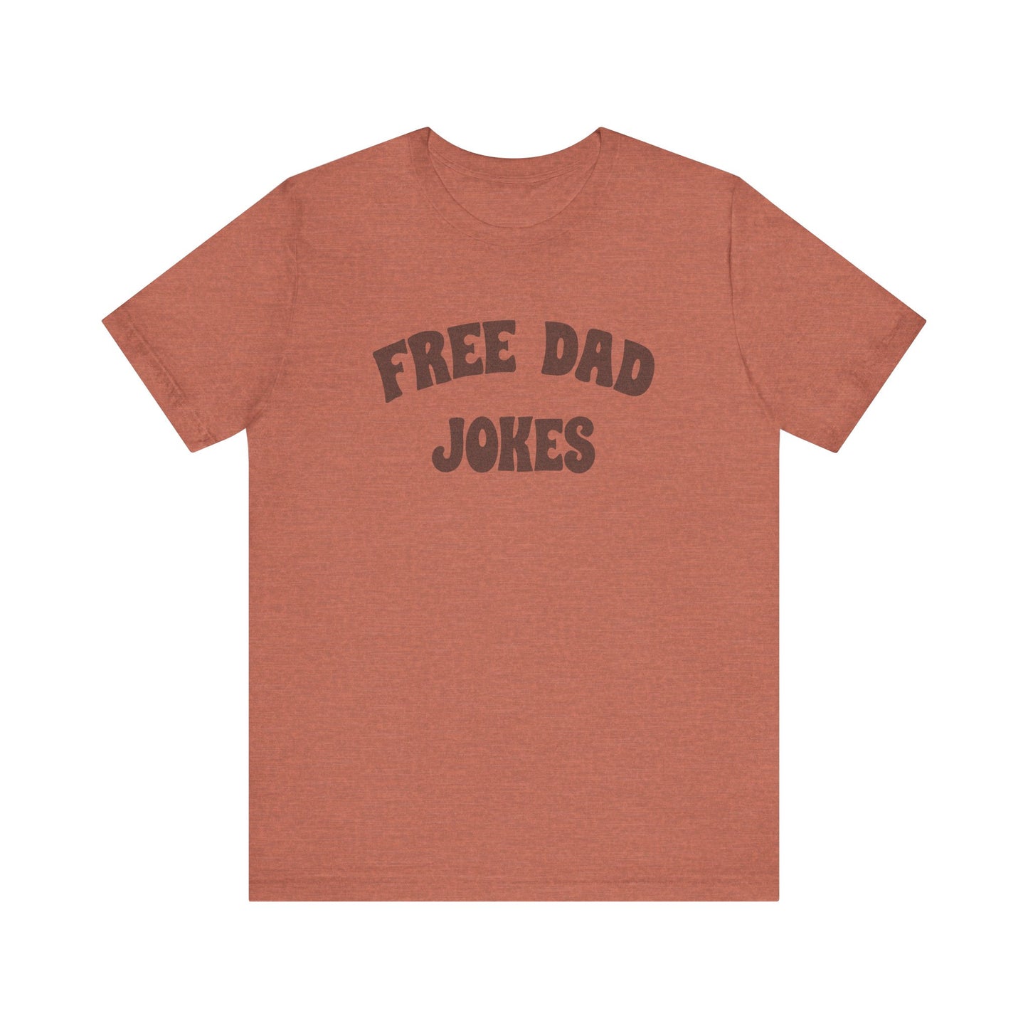 Free Dad Jokes Shirt — Funny Dad Gift, Retro Pun Tee