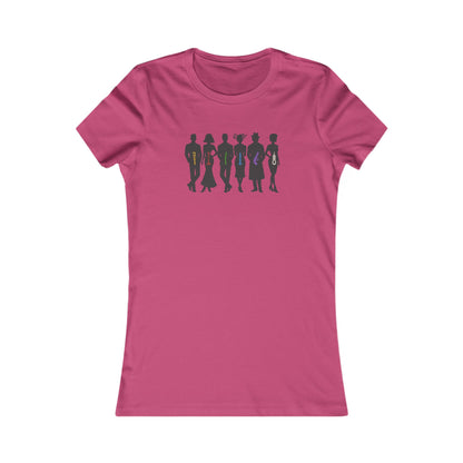 The Usual Suspects, Properly Armed — Clue Retro Women's Tee (Light)