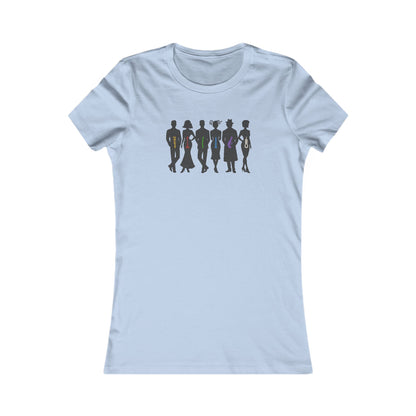 The Usual Suspects, Properly Armed — Clue Retro Women's Tee (Light)