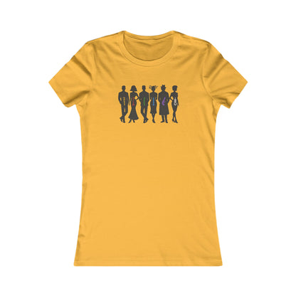 The Usual Suspects, Properly Armed — Clue Retro Women's Tee (Light)