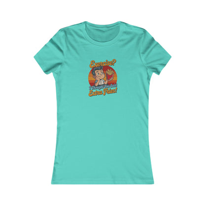 Exercise? I Thought You Said Extra Fries! — Retro Women's Tee (Light)