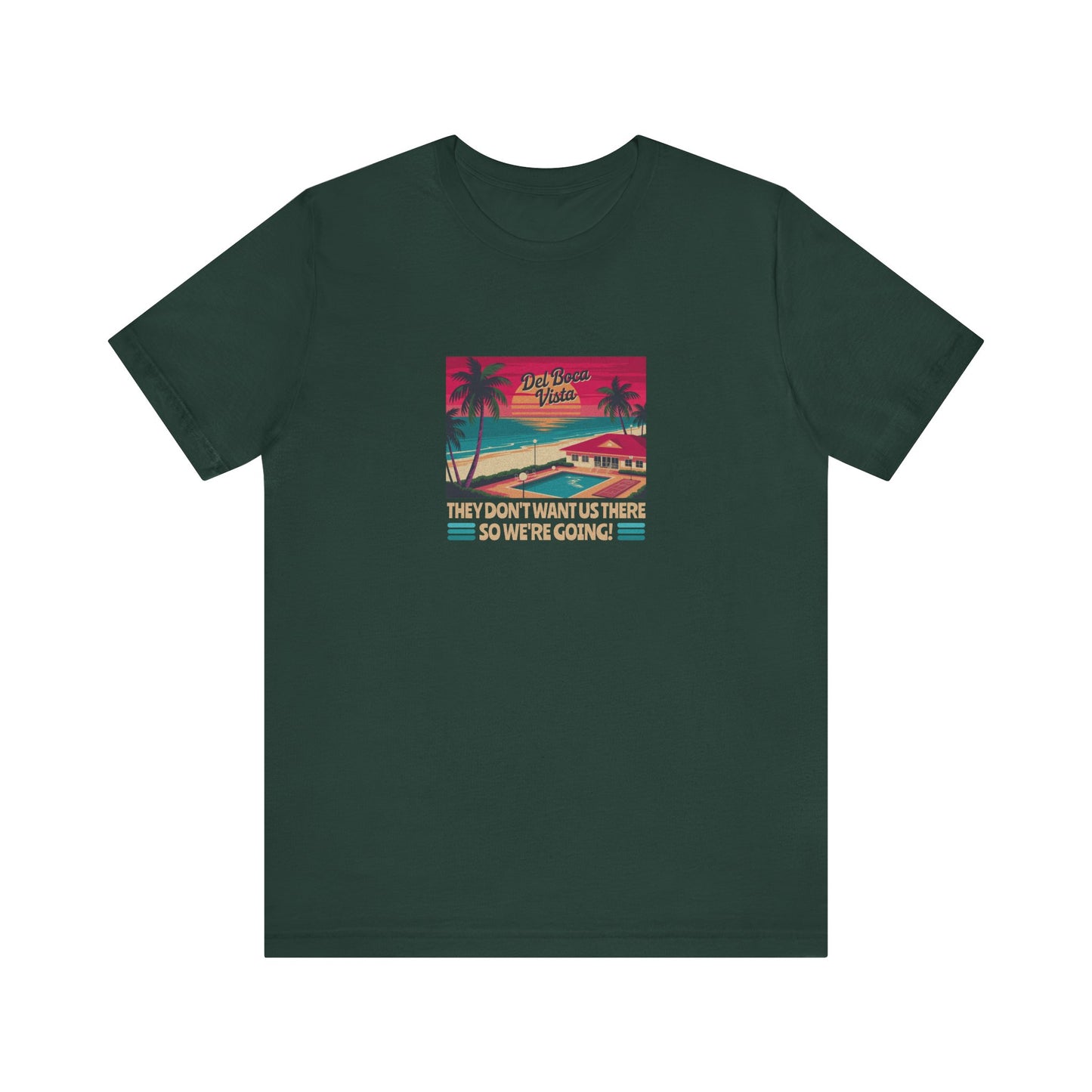 Del Boca Vista (We’re Going!) — Seinfeld Retro Tee (Dark)