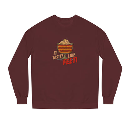 It Tastes Like Feet! — Thanksgiving Trifle Retro Sweatshirt (Dark)