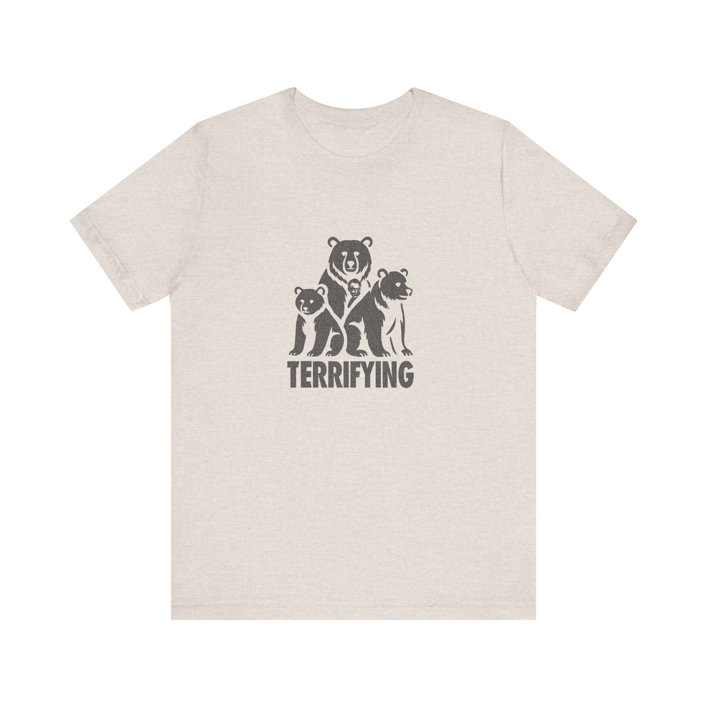 Bears Are Terrifying — Retro Silhouette Tee (Light)