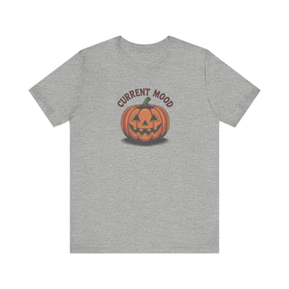 Current Mood (Vintage Jack) — Retro Halloween Tee (Light)