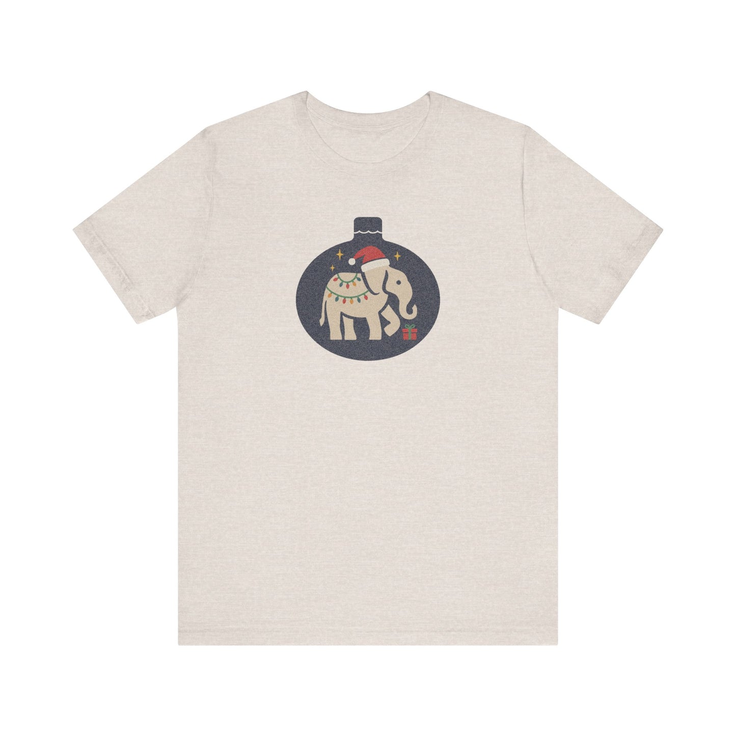 White Elephant Season — Retro Christmas Graphic Tee (Light)