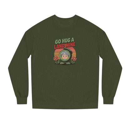 Go Hug a Land Mine — Dorothy Zbornak Retro Sweatshirt (Dark)
