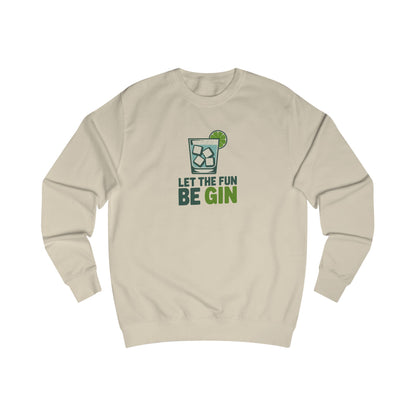 Party Starter: Let the Fun Be Gin – Cocktail Retro Sweatshirt (Light)
