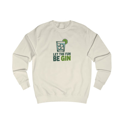 Party Starter: Let the Fun Be Gin – Cocktail Retro Sweatshirt (Light)