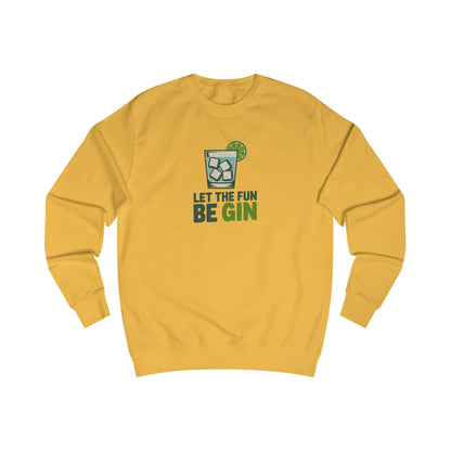 Party Starter: Let the Fun Be Gin – Cocktail Retro Sweatshirt (Light)