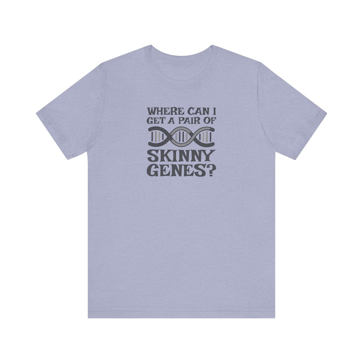 Pair of Skinny Genes — Retro Graphic Tee (Light)