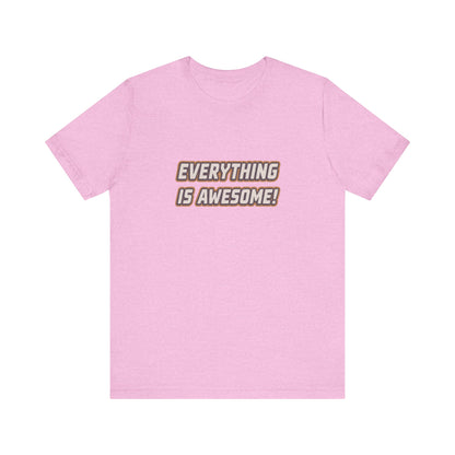 Everything is Awesome! — The LEGO Movie-Inspired Retro Tee (Light)