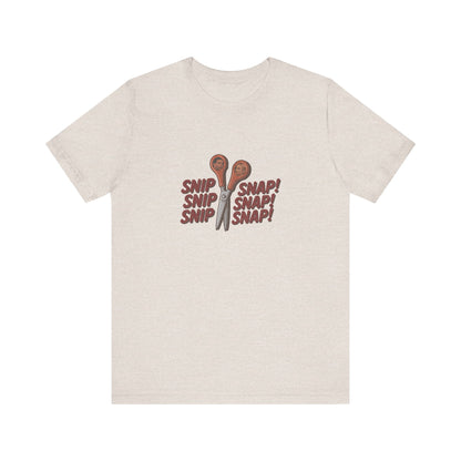 Snip Snap! — Michael Scott Vasectomy Retro Tee (Light)