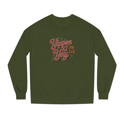 Yippee Ki Yay — Die Hard Retro Christmas Sweatshirt (Dark)