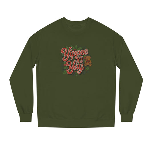 Yippee Ki Yay — Die Hard Retro Christmas Sweatshirt (Dark)
