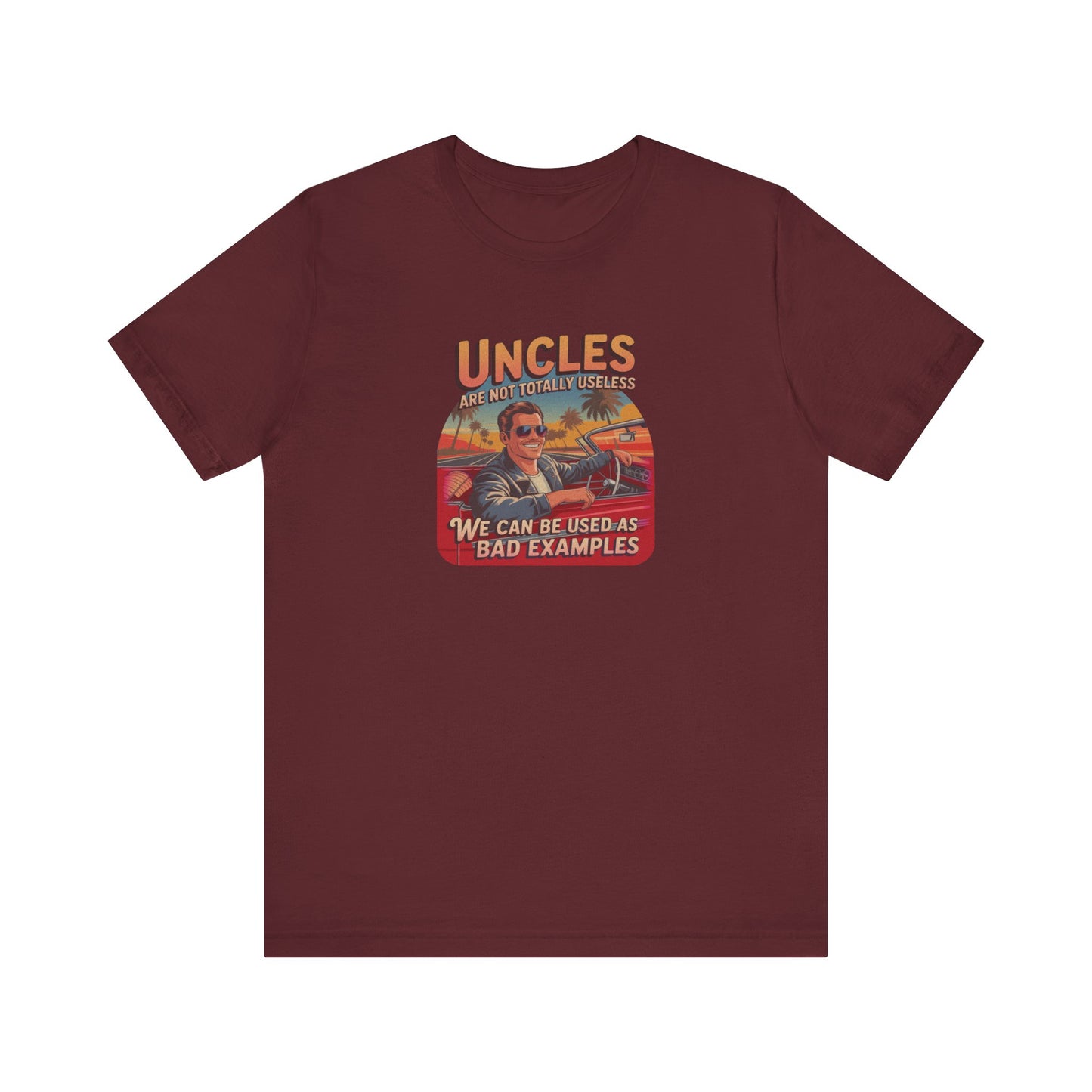 Uncles Are Not Useless (Bad Examples) — Retro Tee (Dark)