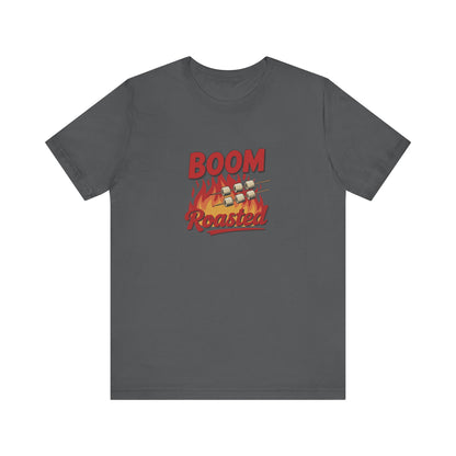 Boom, Roasted — Michael Scott Retro Tee (Dark)