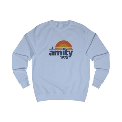 Amity Island 1975 — Jaws-Inspired Retro Sweatshirt (Light)