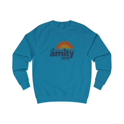 Amity Island 1975 — Jaws-Inspired Retro Sweatshirt (Light)