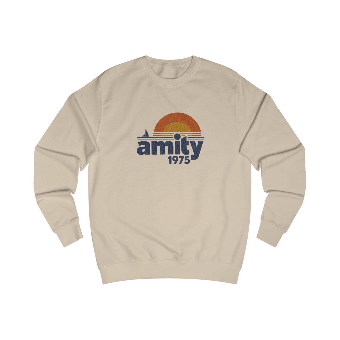 Amity Island 1975 — Jaws-Inspired Retro Sweatshirt (Light)