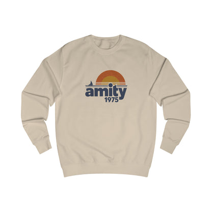 Amity Island 1975 — Jaws-Inspired Retro Sweatshirt (Light)