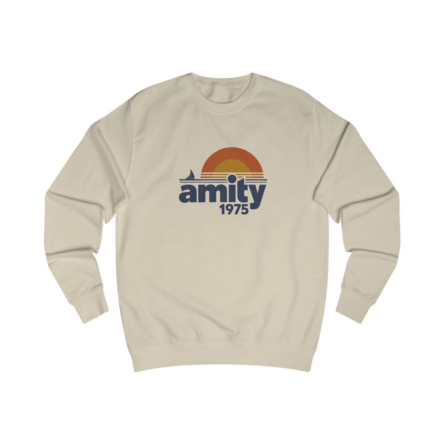 Amity Island 1975 — Jaws-Inspired Retro Sweatshirt (Light)