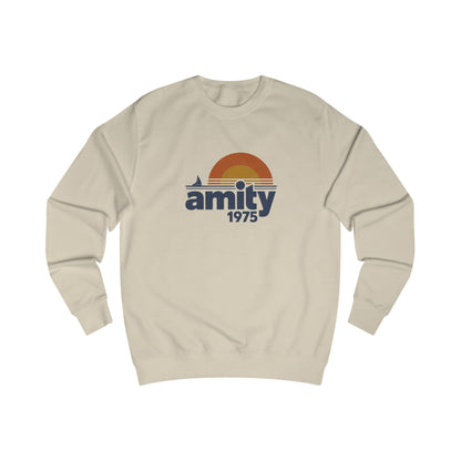 Amity Island 1975 — Jaws-Inspired Retro Sweatshirt (Light)