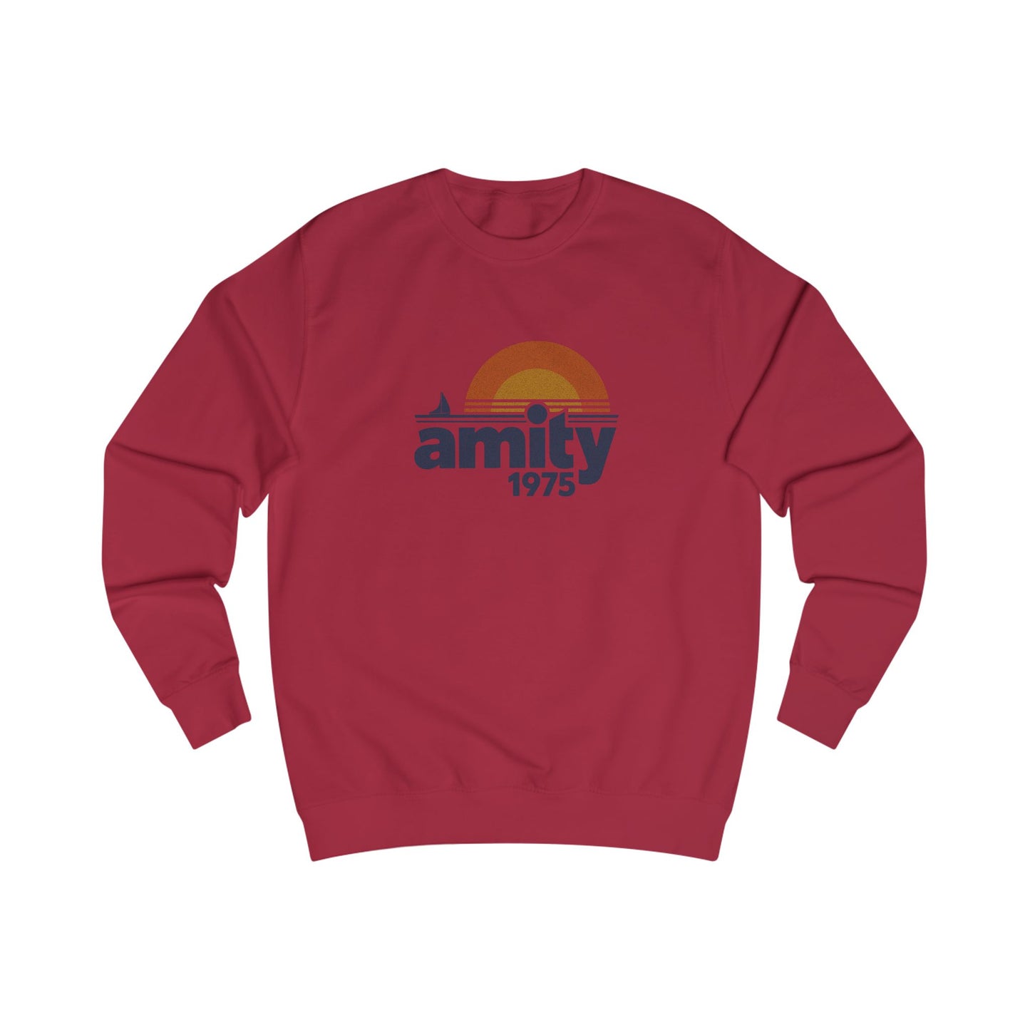 Amity Island 1975 — Jaws-Inspired Retro Sweatshirt (Light)