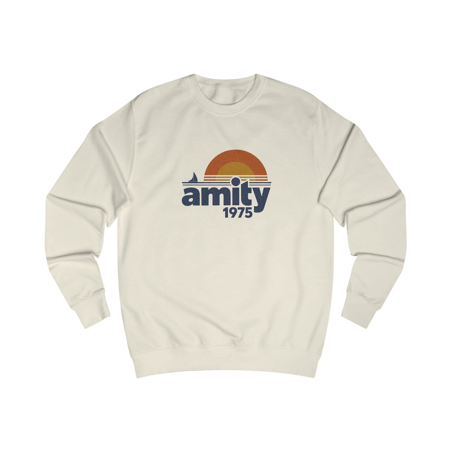 Amity Island 1975 — Jaws-Inspired Retro Sweatshirt (Light)