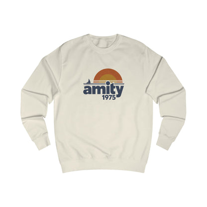 Amity Island 1975 — Jaws-Inspired Retro Sweatshirt (Light)