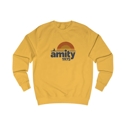 Amity Island 1975 — Jaws-Inspired Retro Sweatshirt (Light)
