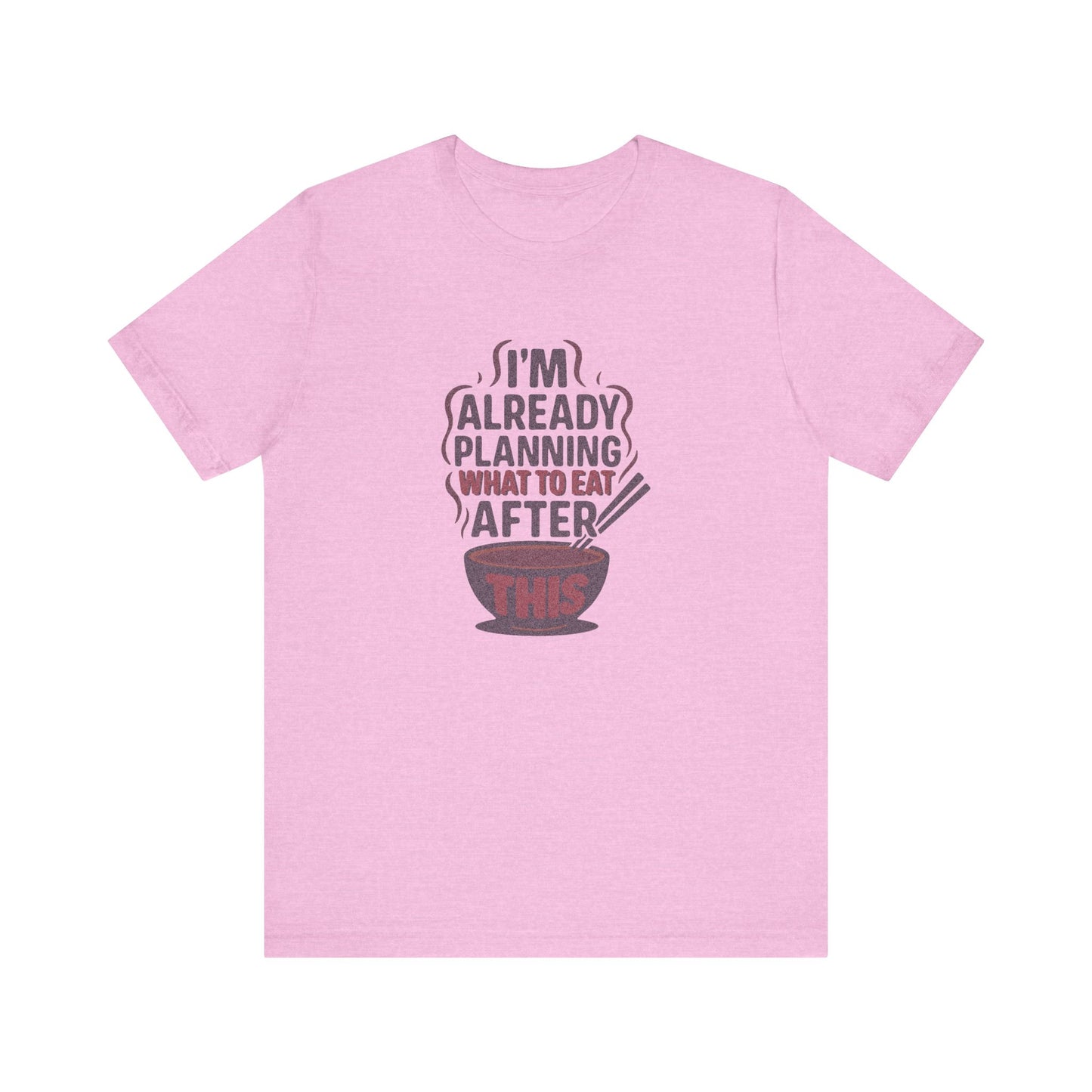 Planning What to Eat After This — Retro Foodie Tee (Light)