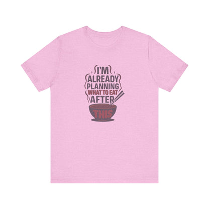 Planning What to Eat After This — Retro Foodie Tee (Light)