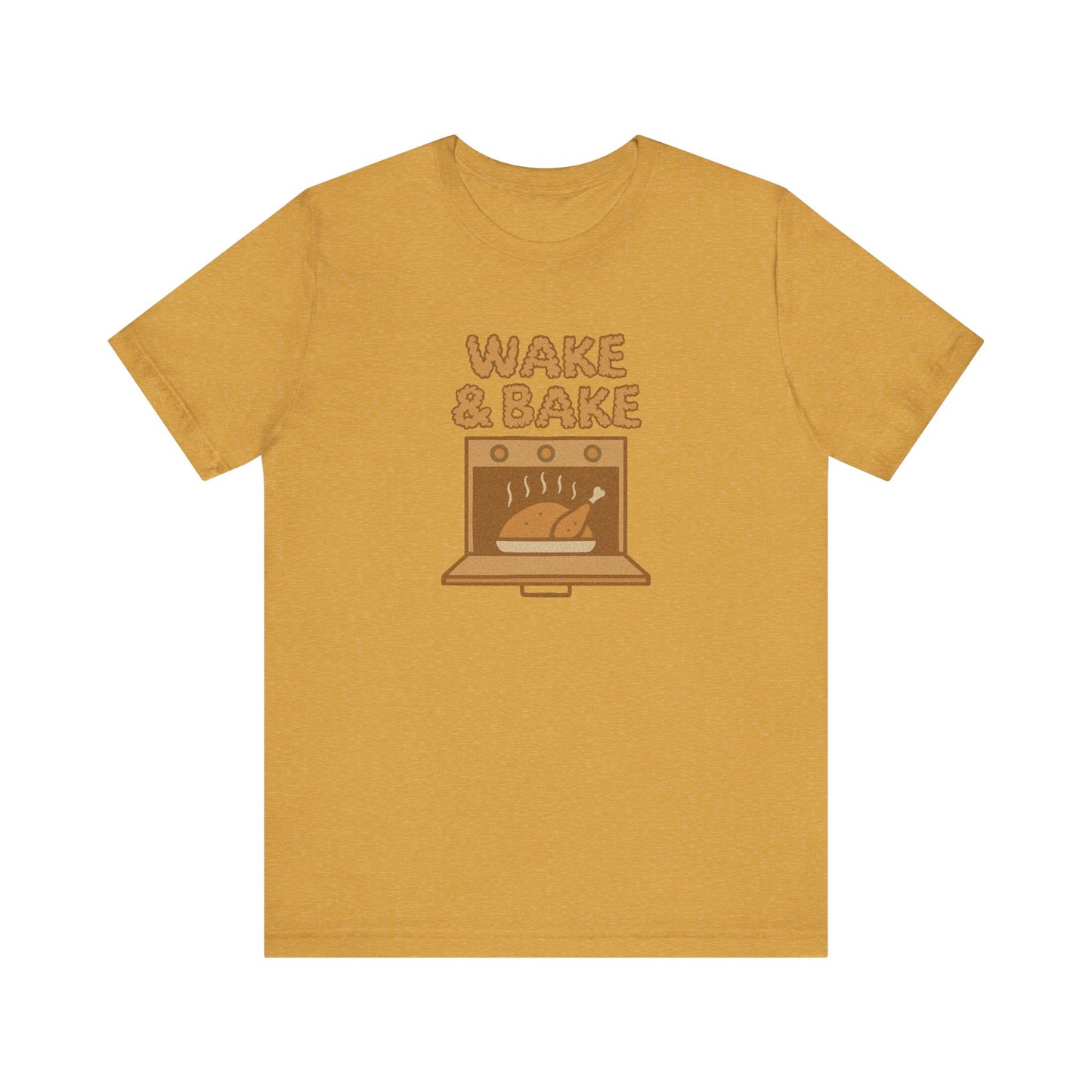 Wake & Bake — Retro Thanksgiving Turkey Tee (Light)