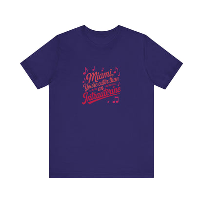 Cuter Than An Intrauterine — Golden Girls Retro Tee (Dark)