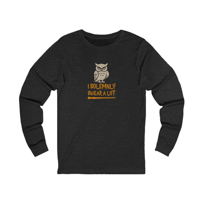 I Solemnly Swear a Lot — Harry Potter Retro Long Sleeve (Dark)
